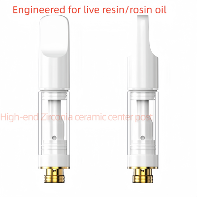 Factory wholesale Premium 510 Zirconia Vape Cartridge for live resin/rosin oil 