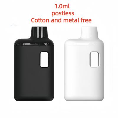 Postless Ceramic Box Vape 1g Live Resin Rosin Bar Aio Vaporizer Wholesale Distillate Wickless Cotton-Free Low Temperature Vape